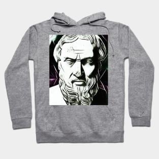 Herodotus Black and White Portrait | Herodotus Artwork 3 Hoodie